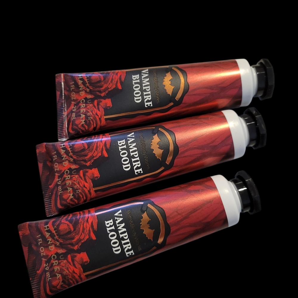 3pc Bath & Body Works Vampire Blood Hand Creams - NEW!!!